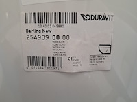 Wandcloset duravit, darling new, glans wit - afbeelding 4 van  4