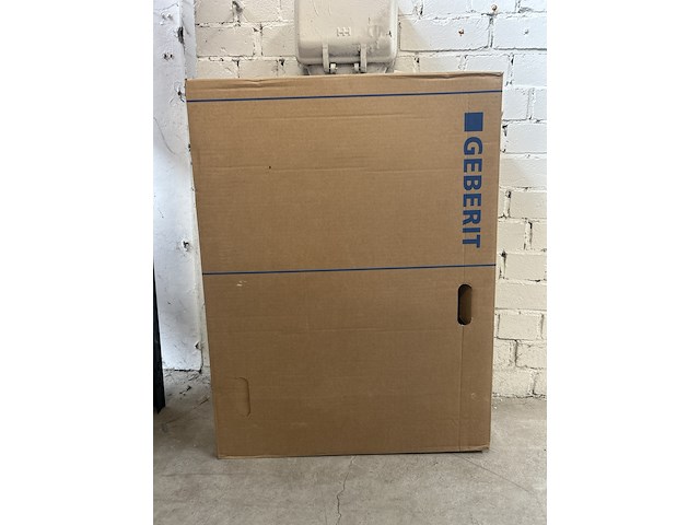 Wandcloset element 82 cm met omega inbouwreservoir 12 cm geberit, kombifix h98 - afbeelding 1 van  2