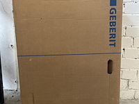 Wandcloset element 82 cm met omega inbouwreservoir 12 cm geberit, kombifix h98 - afbeelding 1 van  2