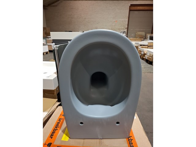 Wandcloset globo, blauw grijs - afbeelding 3 van  4