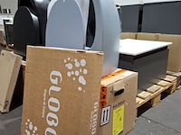 Wandcloset globo, blauw grijs - afbeelding 4 van  4