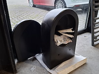 Wandcloset hatria, fusion, mat zwart - afbeelding 1 van  4