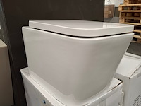 Wandcloset hr badmeubelen, squaro, glans wit - afbeelding 2 van  4