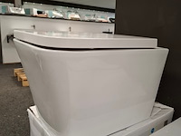 Wandcloset hr badmeubelen, squaro, glans wit - afbeelding 1 van  5