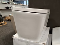 Wandcloset hr badmeubelen, squaro, glans wit - afbeelding 2 van  5