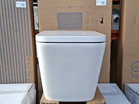 Wandcloset, hr badmeubelen, squarred, glans wit - afbeelding 2 van  5