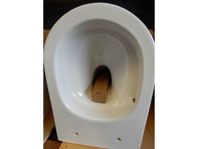 Wandcloset met zitting, clou, wit - afbeelding 3 van  4