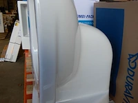 Wandcloset met zitting, duravit, d-code, wit - afbeelding 2 van  5