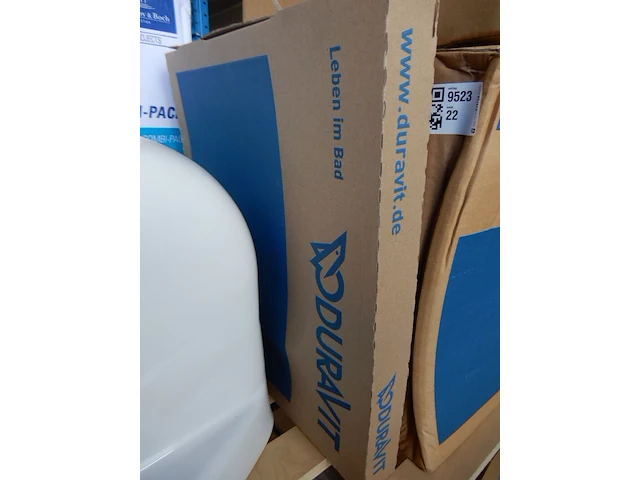 Wandcloset met zitting, duravit, d-code, wit - afbeelding 3 van  5