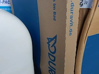 Wandcloset met zitting, duravit, d-code, wit - afbeelding 3 van  5