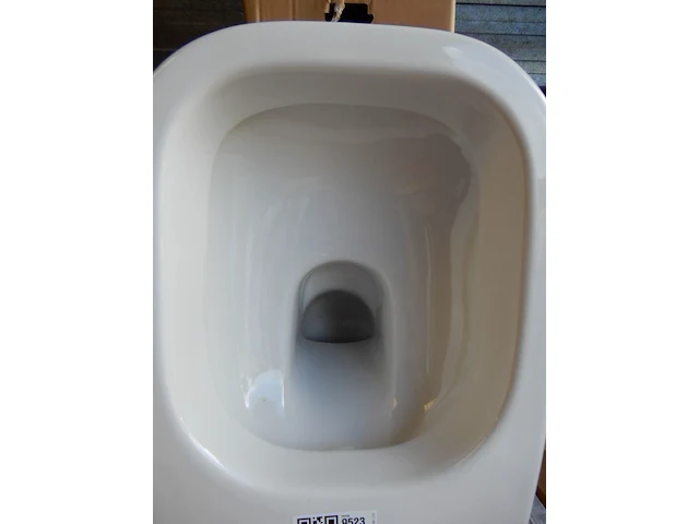 Wandcloset met zitting, duravit, d-code, wit - afbeelding 1 van  5