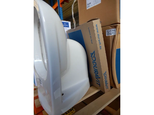 Wandcloset met zitting, duravit, d-code, wit - afbeelding 2 van  5