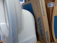 Wandcloset met zitting, duravit, d-code, wit - afbeelding 2 van  5
