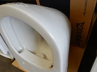 Wandcloset met zitting, duravit, d-neo, wit