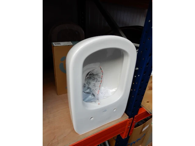 Wandcloset met zitting, ideal standard, tesi, wit - afbeelding 1 van  6