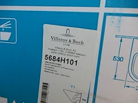 Wandcloset met zitting, villeroy & boch, architectura, wit - afbeelding 3 van  3