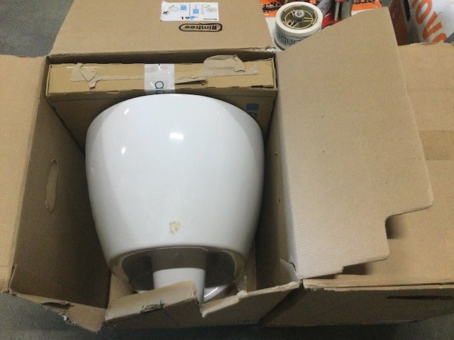 Wandcloset, rimfree + toiletzitting geberit, 1con, wit - afbeelding 3 van  4