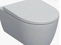Wandcloset, rimfree zonder toiletzitting geberit, 1con, wit - afbeelding 1 van  4
