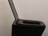 Wandcloset, sanidelux, zwart