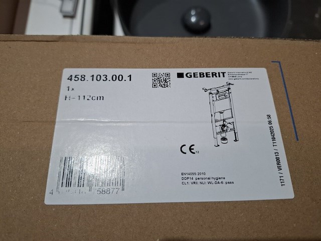 Wandcloset-set geberit /villeroy & boch, finion, wit - afbeelding 5 van  5