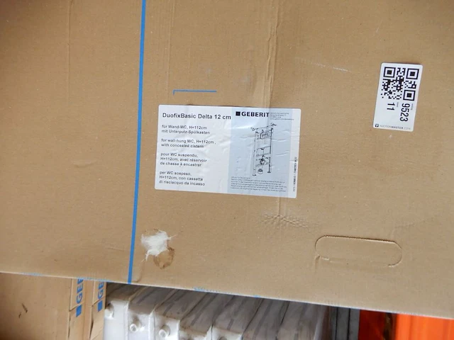 Wandcloset set, geberit, wit - afbeelding 3 van  6