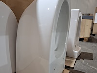 Wandcloset-set glans wit - afbeelding 4 van  5