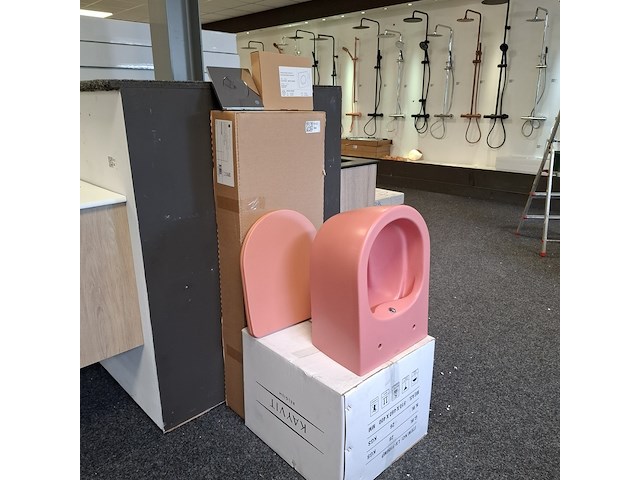 Wandcloset-set, schwab, duplo ur380, oud roze - afbeelding 6 van  12