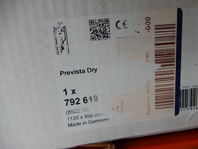Wandcloset set, viega/ideal standard, prevista, wit - afbeelding 5 van  5