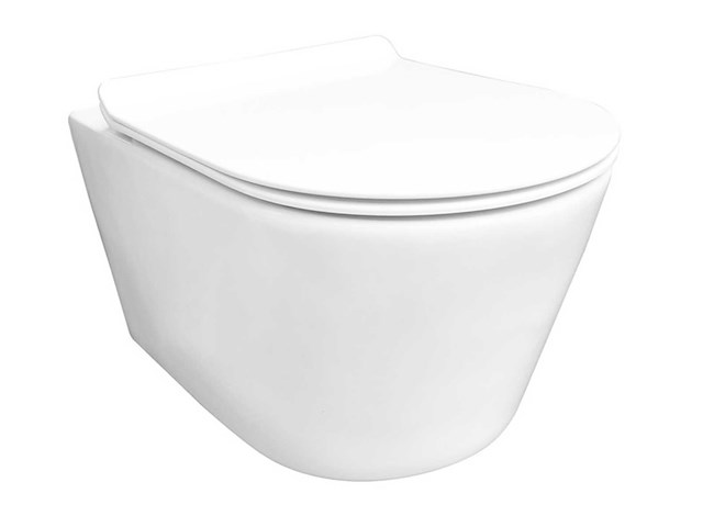 Wandcloset sity wit met toiletbril - afbeelding 1 van  2