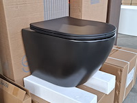 Wandcloset, solar, blue label balder, mat zwart - afbeelding 1 van  6