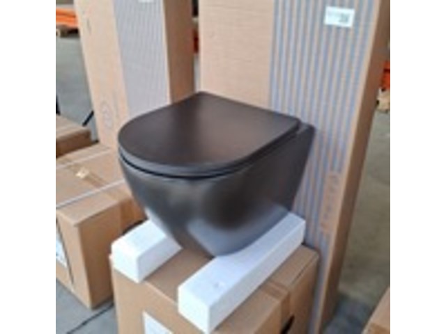 Wandcloset, solar, blue label balder, mat zwart - afbeelding 2 van  6