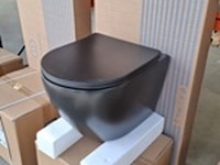 Wandcloset, solar, blue label balder, mat zwart - afbeelding 2 van  6