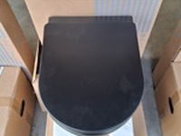 Wandcloset, solar, blue label balder, mat zwart - afbeelding 3 van  6