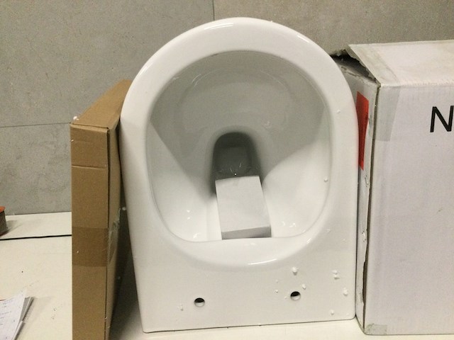 Wandcloset verkort 48 cm + soft close bril wb, 32.4640, wit - afbeelding 3 van  4