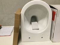 Wandcloset verkort 48 cm + soft close bril wb, 32.4640, wit - afbeelding 3 van  4