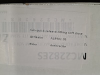 Wandcloset, xenz, gio, mat antraciet - afbeelding 5 van  5