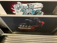 Wanddecoratie (12x) - afbeelding 4 van  5