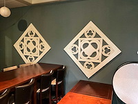 Wanddecoratie (2x) - afbeelding 1 van  4