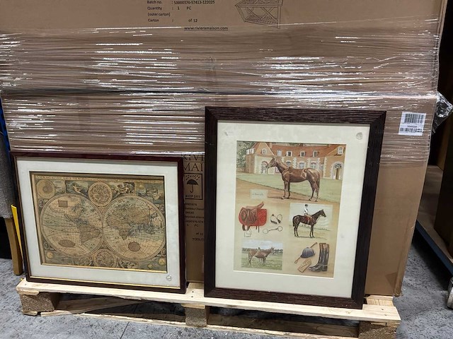 Wanddecoratie (2x) - afbeelding 1 van  7