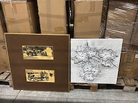 Wanddecoratie (2x) - afbeelding 1 van  7