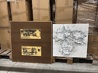 Wanddecoratie (2x) - afbeelding 2 van  7