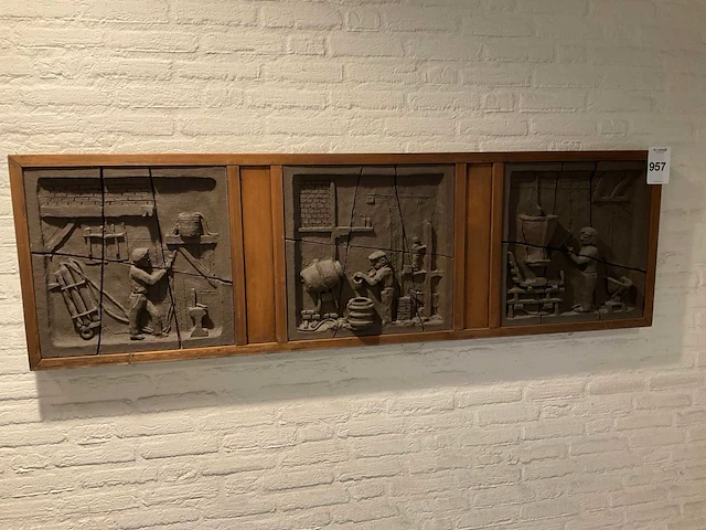 Wanddecoratie (2x) - afbeelding 1 van  9