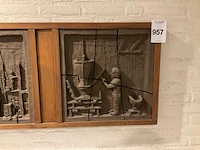 Wanddecoratie (2x) - afbeelding 6 van  9