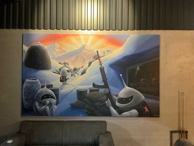 Wanddecoratie (3x) - afbeelding 2 van  3