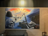 Wanddecoratie (3x) - afbeelding 2 van  3