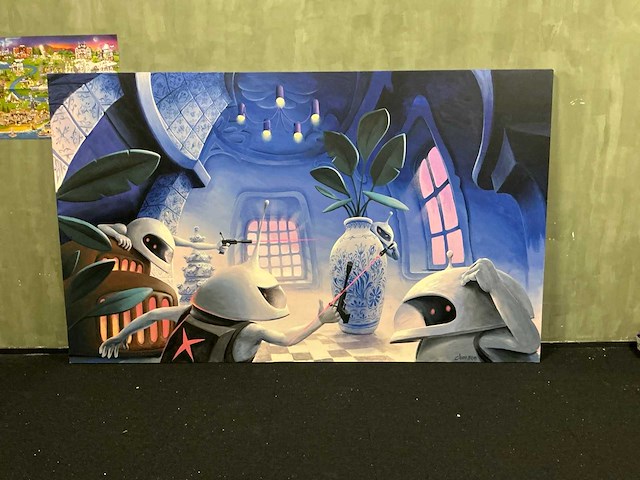 Wanddecoratie (3x) - afbeelding 3 van  3