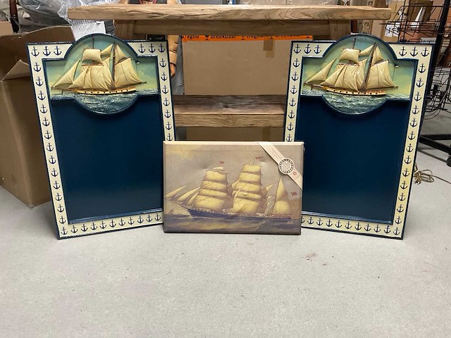 Wanddecoratie (3x) - afbeelding 1 van  12