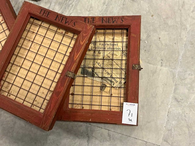 Wanddecoratie (3x) - afbeelding 2 van  4