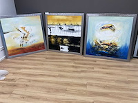 Wanddecoratie (3x) - afbeelding 1 van  7