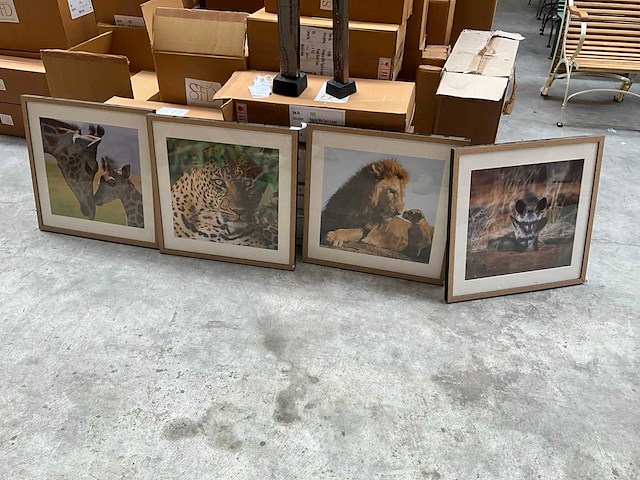 Wanddecoratie (4x) - afbeelding 1 van  5